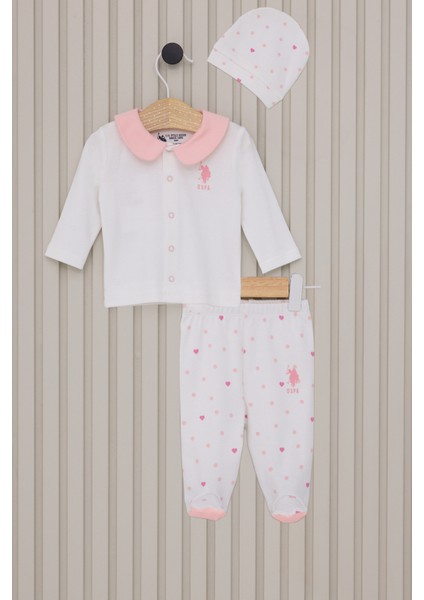 Kız Bebek Krem Pijama Takım 50322797-VR071