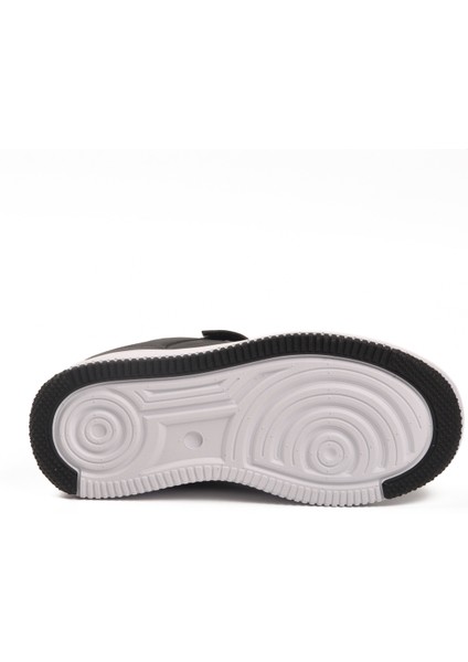 Siyah-Beyaz Fileli Çocuk Spor Ayakkabı 1603 F indirimleri