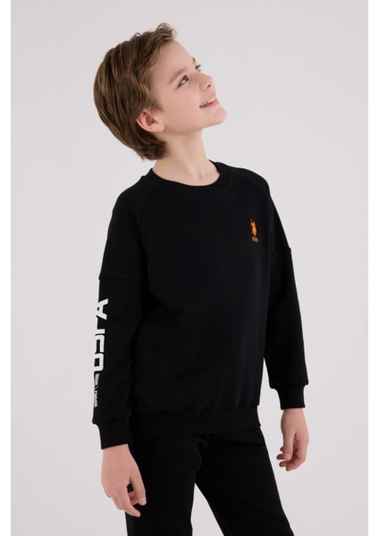US2221 - M.grey - U.s. Polo Assn Kids Erkek Eşofman Takımı fırsatları