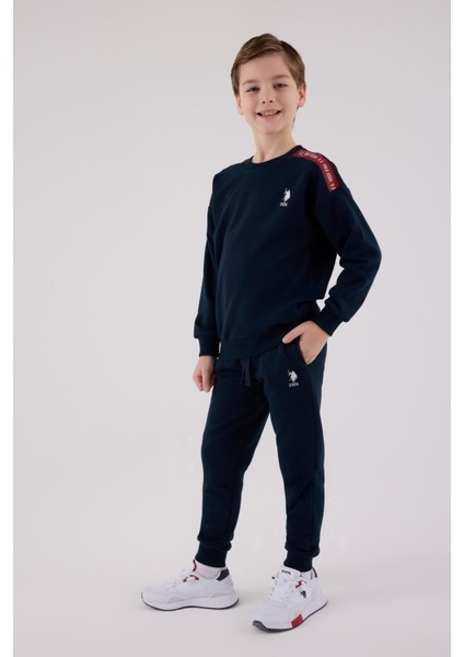 US2202 - Bordo - U.s. Polo Assn Kids Erkek Eşofman Takımı