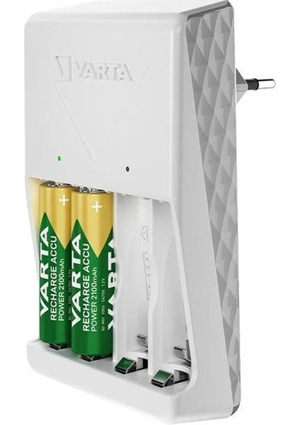 Varta Plug Aa/aaa Kalem Pil Şarj Cihazı Aleti - 4 Adet 2100MAH Aa Hr6 Nı-Mh Şarj Edilebilir Pil Hediyeli modelleri