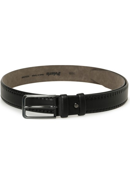 Gm Dr Kenar Baskı 5pr Siyah Erkek Kemer