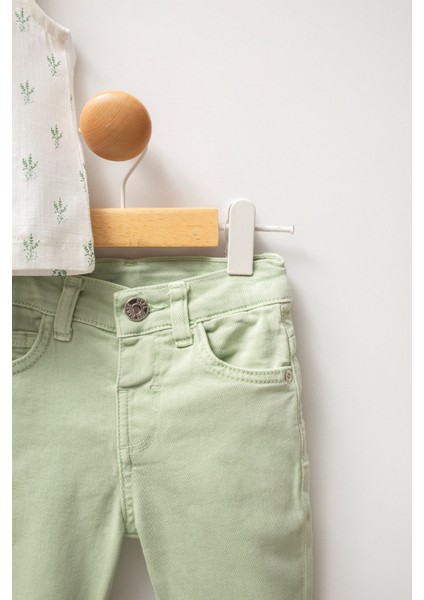 Kız Bebek Beyaz Pijama Takım 50322908-VR013 fırsatları