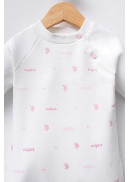 Kız Bebek Beyaz Pijama Takım 50322824-VR013 modelleri