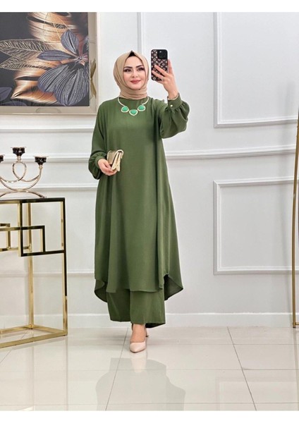 Kadın Tesettür Takım 2'li Takım Tunik & Pantolon