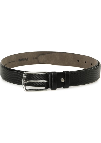 Gm Dr Yatay Cızgı 5pr Siyah Erkek Kemer