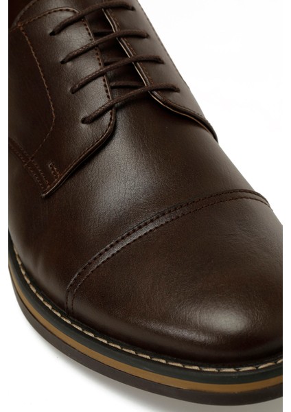 Aybas Jj 5pr Kahverengi Erkek Klasik Ayakkabı