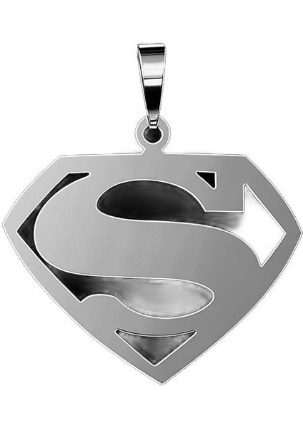 925 Ayar Gümüş Kolye Süpermen SM9217 fiyatları