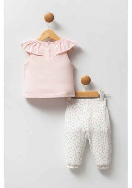 Kız Bebek Pudra Pijama Takım 50322900-VR042 fiyatları