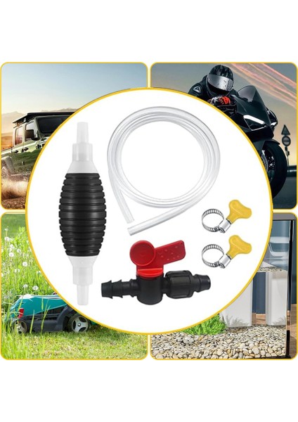 Yakıt Aktarma El Pompası, Evrensel Benzin Pompası, Su, Benzin, Dizel Için Uygundur Yakıt Benzin Pompası El Yakıt Pompaları