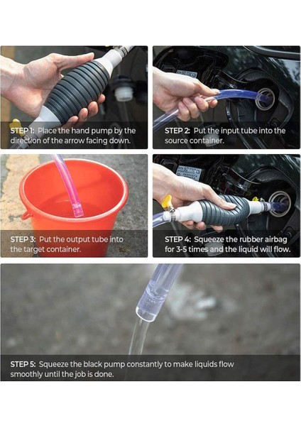 Yakıt Aktarma El Pompası, Evrensel Benzin Pompası, Su, Benzin, Dizel Için Uygundur Yakıt Benzin Pompası El Yakıt Pompaları fırsatları