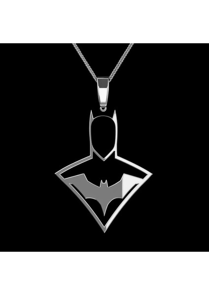 925 Ayar Gümüş Kolye Batman SM9181