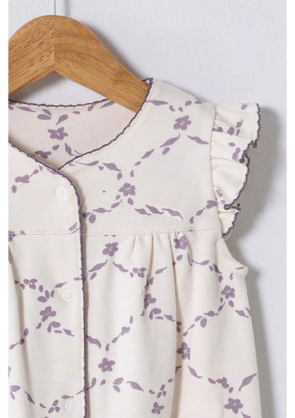 Kız Bebek Beyaz Pijama Takım 50322827-VR013 modelleri