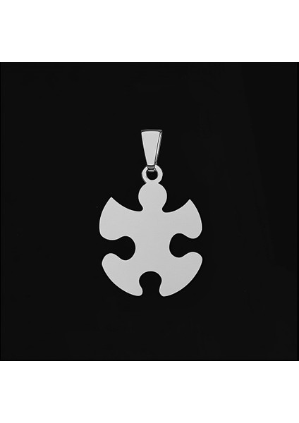 925 Ayar Gümüş Kolye Yapboz SM9169