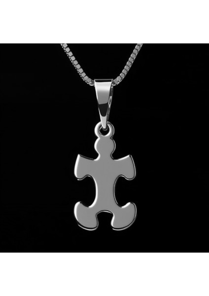 925 Ayar Gümüş Kolye Yapboz SM9168