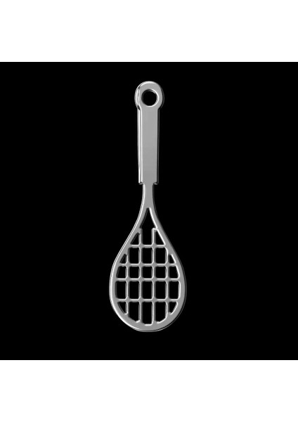 925 Ayar gümüş kolye badminton raketi SM9082