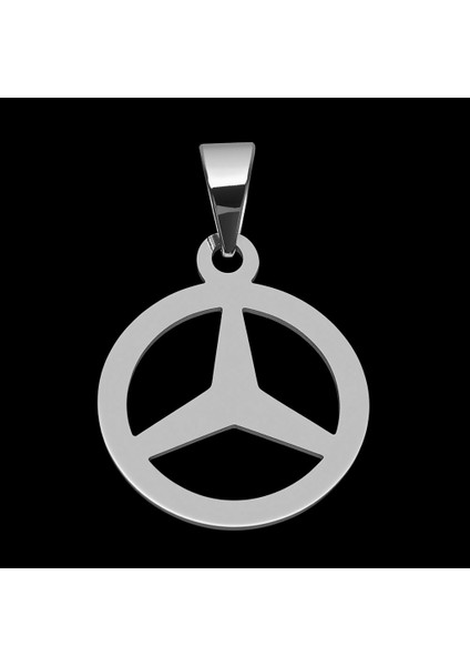 925 Ayar gümüş kolye Benz SM9136