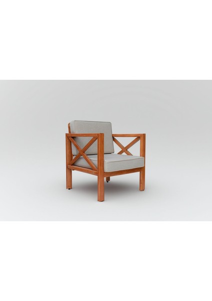 Ahşap Bahçe Mobilyası Balkon Takımı 3lü Koltuk I 2 x Tekli Koltuk I Masa I Minderler Dahil modelleri