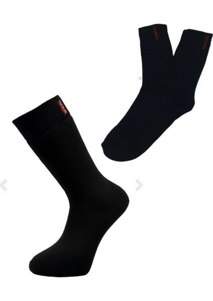 Erkek Siyah Termal Havlu Çorap modelleri