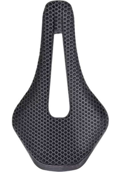 Flamme Rouge Bisiklet Sele – 3D Karbon, 150 mm 15X25 cm | Gınepro Ultra Hafif Performans