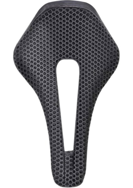 Flamme Rouge Bisiklet Sele – 3D Karbon, 150 mm 15X25 cm | Gınepro Ultra Hafif Performans