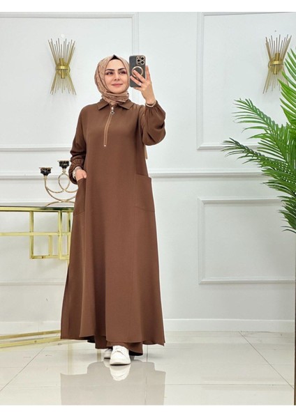 Kadın Tesettür Giyim 2'li Takım Tunik & Pantolon