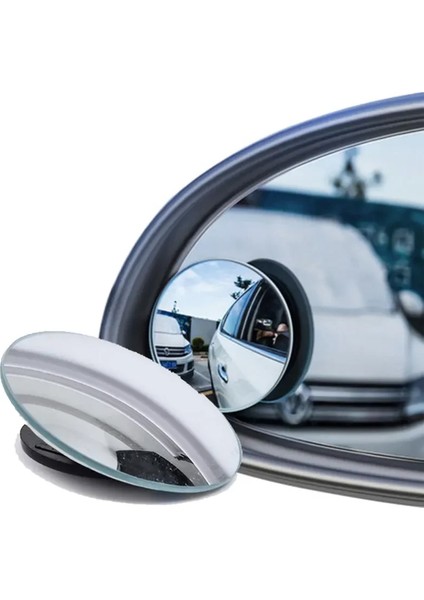 Universal Araç 1 Çift Kör Nokta Aynası, Yuıvarlak Gerçek Ayna, Oynar Başlıklı Araba Kör Nokta Ayna