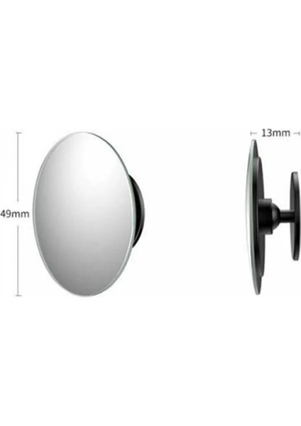 Universal Araç 1 Çift Kör Nokta Aynası, Yuıvarlak Gerçek Ayna, Oynar Başlıklı Araba Kör Nokta Ayna fiyatları