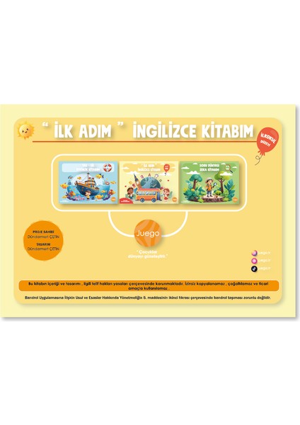 "ilk Adım" Ingilizce Kitabım