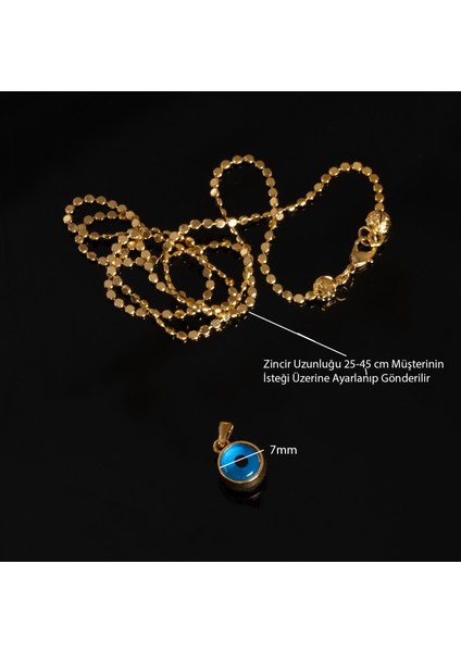 Şık Nazar Boncuklu Kadın Kolye – Zincir ile Birlikte Gönderilir ve 3 Farklı Zincir Seçeneği fırsatları