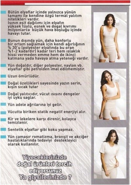 Momslab Uzun Kollu Yün Fanila(Içlik) fiyatları