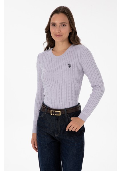 Kadın Lila Kazak /triko 50313626-VR245