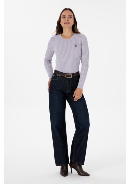 Kadın Lila Kazak /triko 50313626-VR245 fırsatları