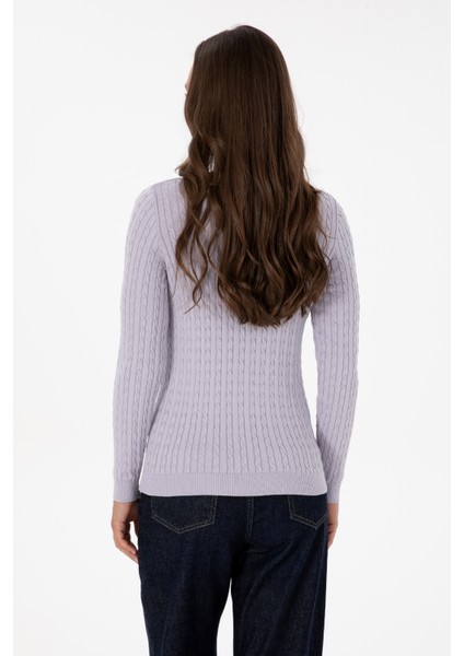 Kadın Lila Kazak /triko 50313626-VR245 indirimleri