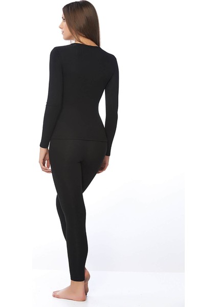 Kadın Siyah Alt Üst Kışlık Termal Set fiyatları