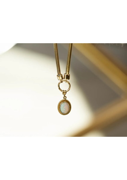 Altın Opal İtalyan Zincir