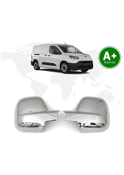 Toyota Proace Cıty Panelvan Krom Ayna Kapağı 2024 Model ve Sonrası