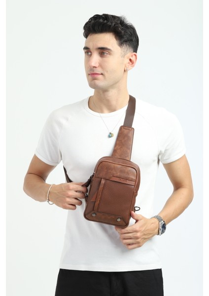 Erkek Siyah Çok Bölmeli Günlük Çapraz Askılı Omuz Çantası modelleri