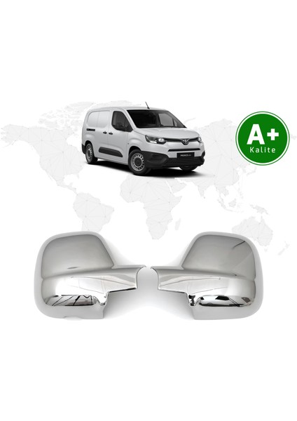 Toyota Proace Cıty Panelvan Krom Ayna Kapağı 2019 Model ve Sonrası