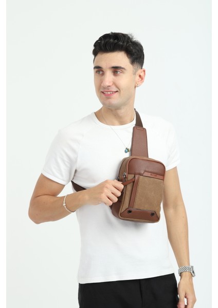 Erkek Siyah Çok Bölmeli Günlük Çapraz Askılı Omuz Çantası fiyatları