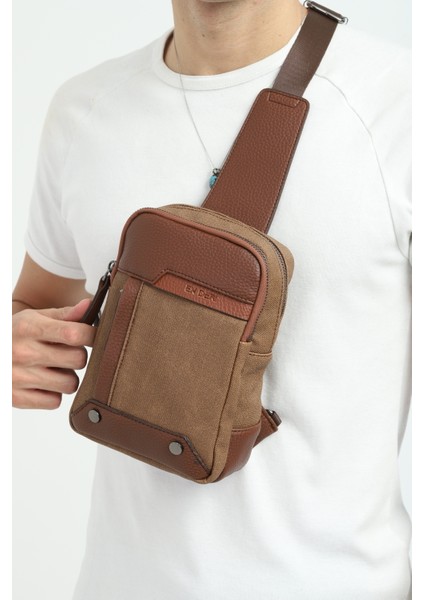 Erkek Siyah Çok Bölmeli Günlük Çapraz Askılı Omuz Çantası indirimleri