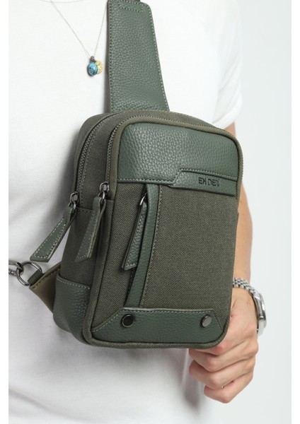 Erkek Siyah Çok Bölmeli Günlük Çapraz Askılı Omuz Çantası indirimleri