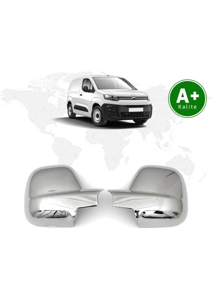 Citroen Berlingo Panelvan Krom Ayna Kapağı 2019 Model ve Sonrası