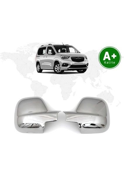 Opel Combo Krom Ayna Kapağı 2019 Model ve Sonrası