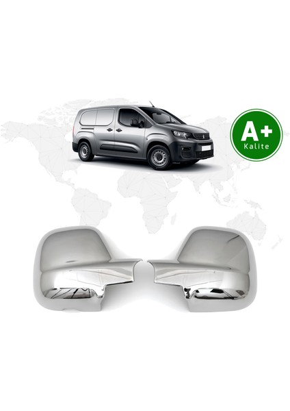 Peugeot Partner Krom Ayna Kapağı 2019 Model ve Sonrası