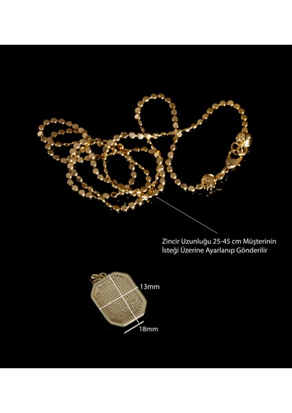 Turuncu Kare Taşlı Kadın Kolye Zincir ile Birlikte Gönderilir ve 3 Zincir Seçeneği modelleri