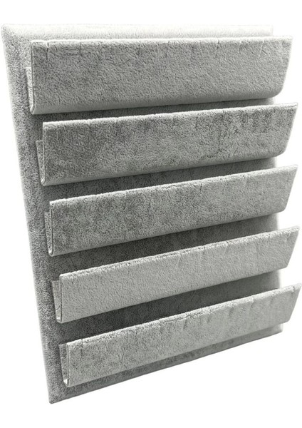 Süet Kumaş 20/16 cm Gri Renk Ayaklı Küpe Standı fırsatları