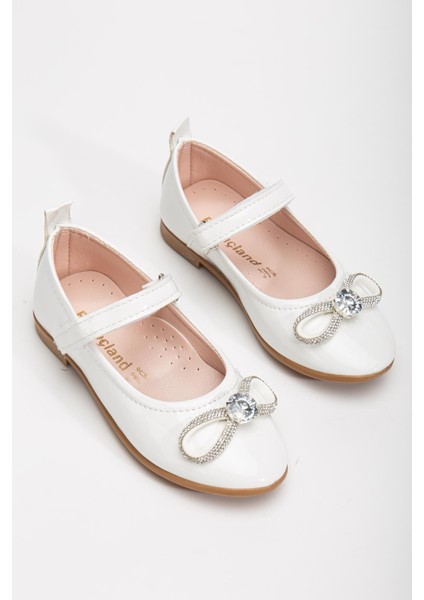 Çok Hafif Çok Rahat Iç Tabanı Ortopedik Taş Detaylı Inci Kurdale Babet