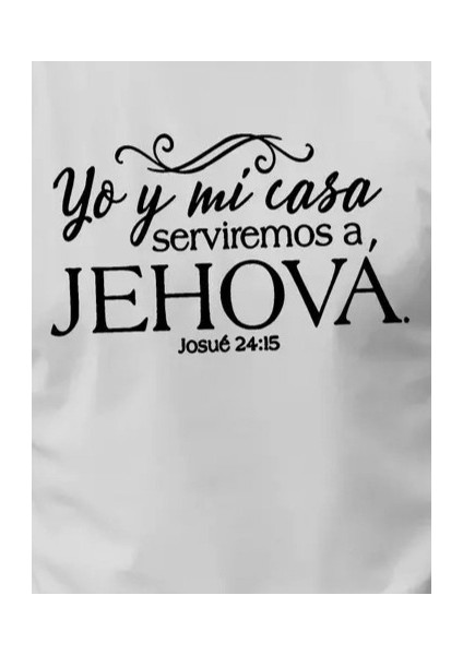 Erkek Jehova Baskılı Süprem T-Shirt