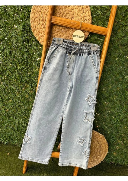 Beli Lastikli Yıldız Detaylı Pantolon modelleri